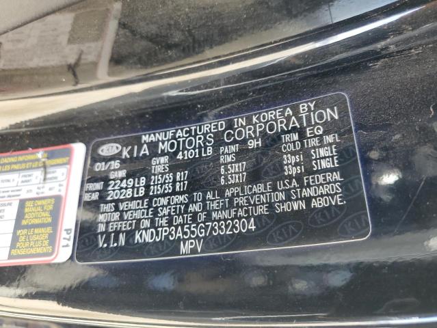 2016 KIA SOUL + - KNDJP3A55G7332304