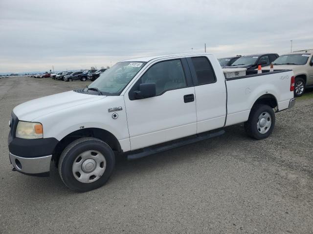 FORD F150 2008 white  gas 1FTRX14W88KD72631 photo #1