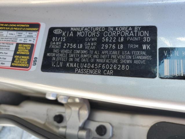 2015 KIA K900 KNALU4D45F6026280