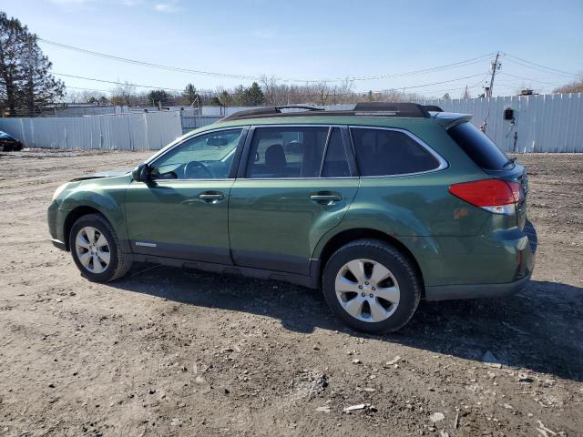 SUBARU OUTBACK 2. 2011 green 4dr spor gas 4S4BRBCC9B3393669 photo #3