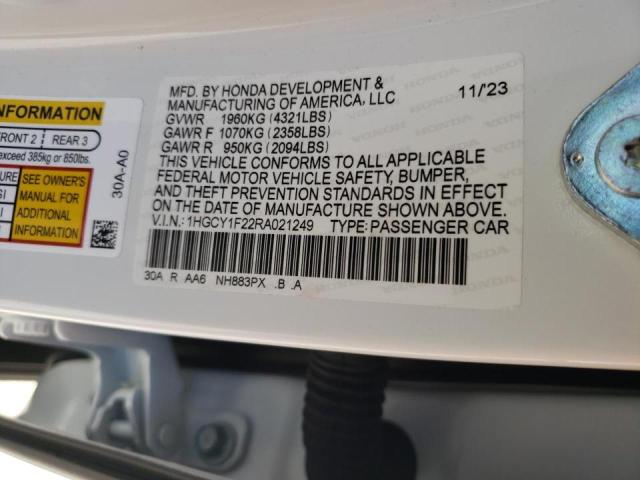 2024 HONDA ACCORD LX - 1HGCY1F22RA021249
