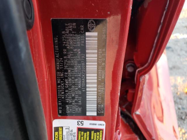 2025 TOYOTA CAMRY XSE - 4T1DAACK7SU087792