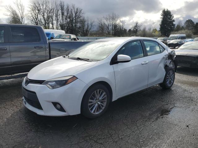 TOYOTA COROLLA L 2014 white  gas 2T1BURHE5EC098750 photo #1