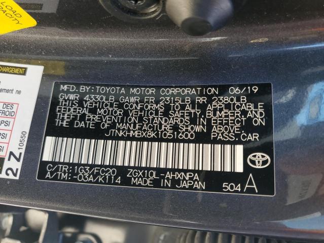 2019 TOYOTA C-HR XLE - JTNKHMBX8K1051600