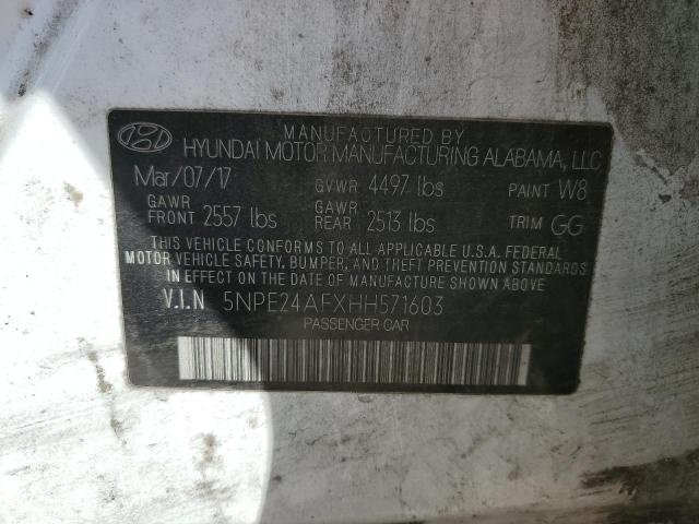 2017 HYUNDAI SONATA SE - 5NPE24AFXHH571603