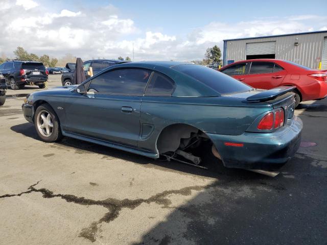 FORD MUSTANG GT 1997 green  gas 1FALP42X0VF181072 photo #3
