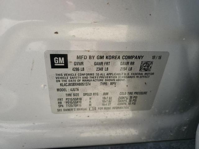 2017 BUICK ENCORE PRE - KL4CJBSBXHB051374