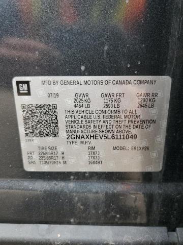 2020 CHEVROLET EQUINOX LS - 2GNAXHEV5L6111049