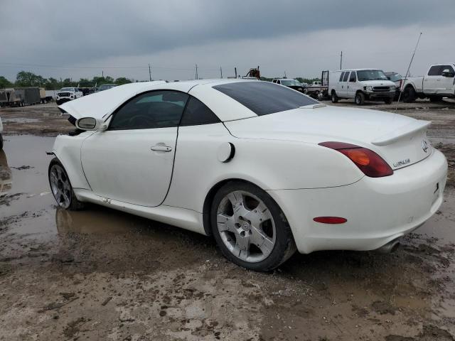 LEXUS SC 430 2005 white  gas JTHFN48Y250063183 photo #3