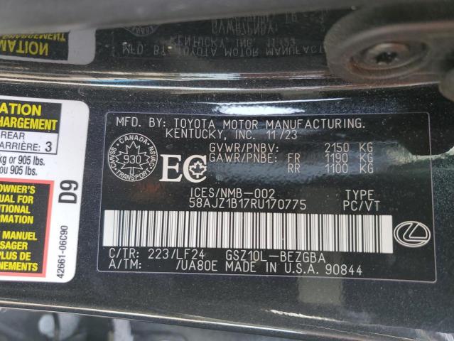 2024 LEXUS RX 350 F S - 58AJZ1B17RU170775