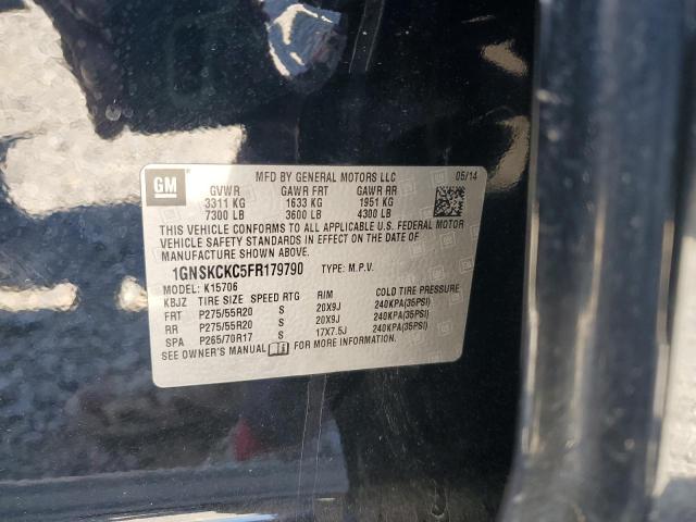 2015 CHEVROLET TAHOE K150 - 1GNSKCKC5FR179790