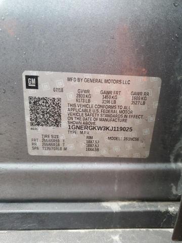 2019 CHEVROLET TRAVERSE L - 1GNERGKW3KJ119025