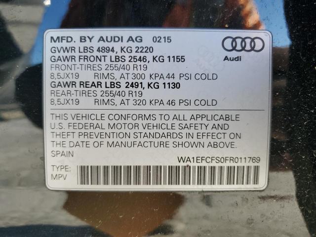 2015 AUDI Q3 PREMIUM - WA1EFCFS0FR011769