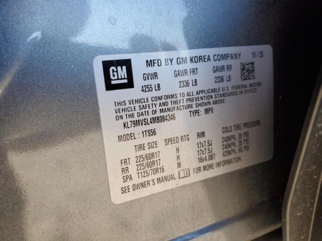 2021 CHEVROLET TRAILBLAZE - KL79MVSL4MB084346
