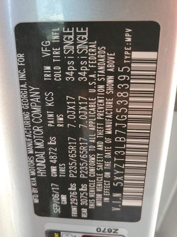 2018 HYUNDAI SANTA FE S - 5XYZT3LB7JG538395