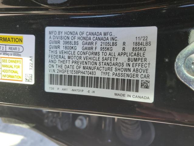 2023 HONDA CIVIC SI - 2HGFE1E58PH470483