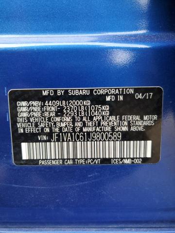 2018 SUBARU WRX PREMIU - JF1VA1C61J9800589