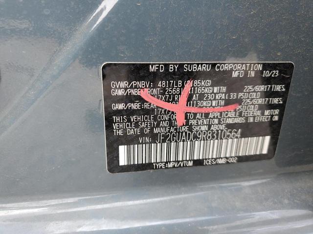 2024 SUBARU CROSSTREK - JF2GUADC9R8310564