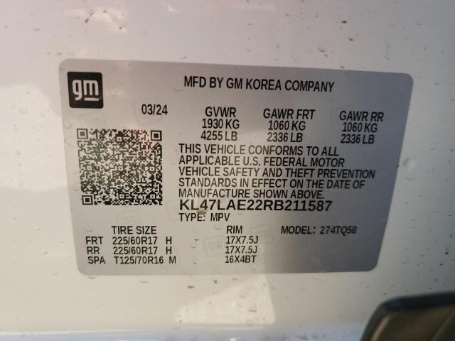 2024 BUICK ENVISTA PR - KL47LAE22RB211587