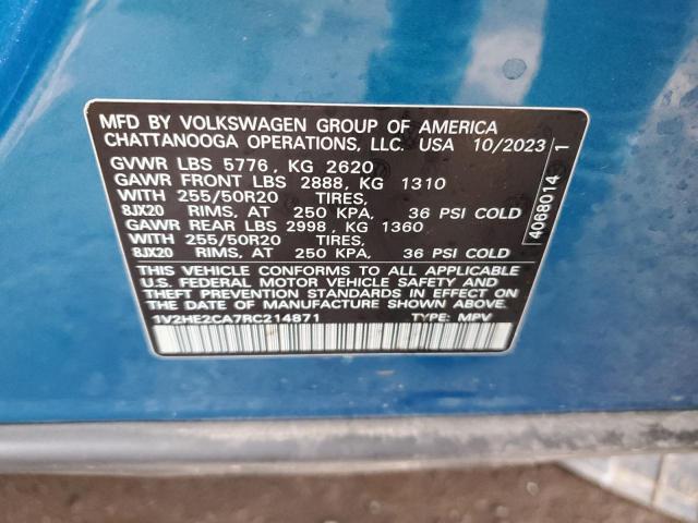 2024 VOLKSWAGEN ATLAS CROS - 1V2HE2CA7RC214871