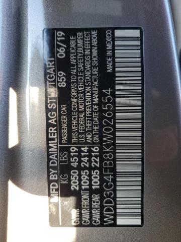 2019 MERCEDES-BENZ A 220 4MAT - WDD3G4FB8KW026554