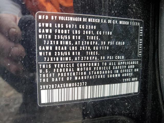 2024 VOLKSWAGEN TIGUAN SE - 3VV2B7AX5RM052372