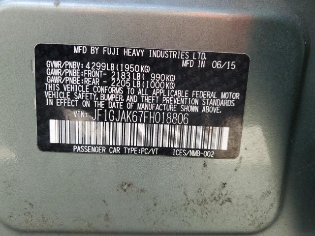 2015 SUBARU IMPREZA PR - JF1GJAK67FH018806