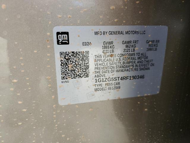 2024 CHEVROLET MALIBU RS - 1G1ZG5ST4RF190346