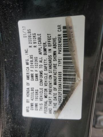 2017 HONDA ACCORD LX - 1HGCR2F35HA146689