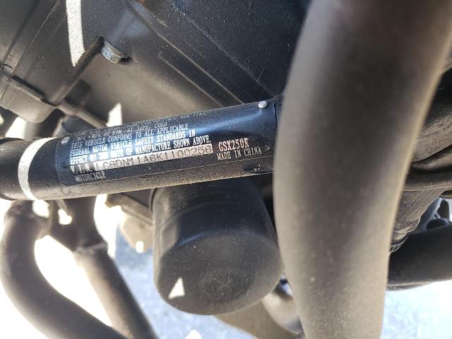 2019 SUZUKI GSX250R M - LC6DN11A6K1100256