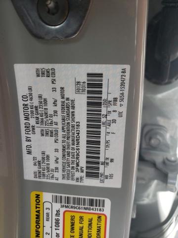 2022 FORD BRONCO SPO - 3FMCR9C61NRD43183