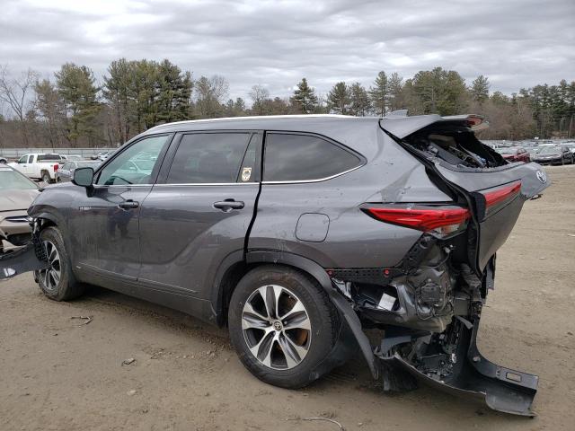 Vin: 5tdgbrch1ms522539, lot: 48102505, toyota highlander hybrid xle 20212