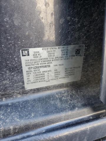 2015 GMC SIERRA K25 1GT12ZE87FF598756
