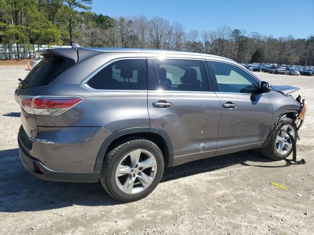 Vin: 5tdykrfh8fs080197, lot: 49597985, toyota highlander limited 20153