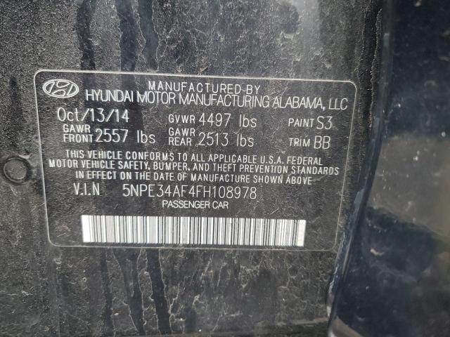 2015 HYUNDAI SONATA SPO - 5NPE34AF4FH108978