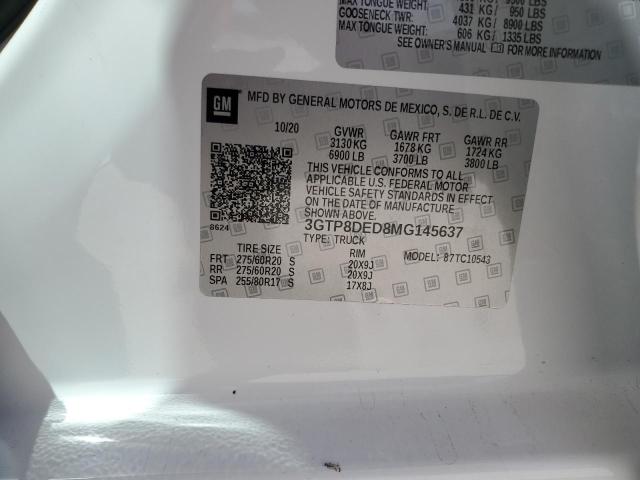 2021 GMC SIERRA C15 3GTP8DED8MG145637