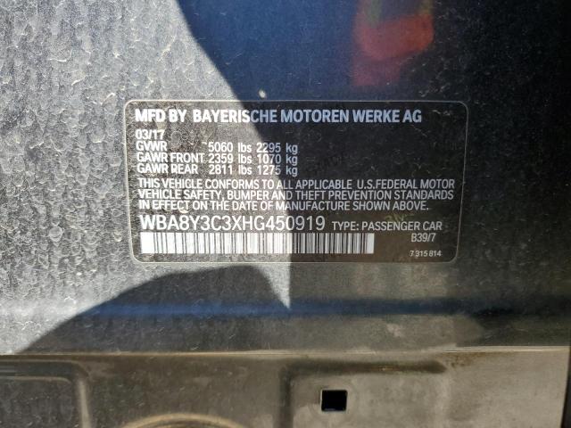 2017 BMW 340 XIGT - WBA8Y3C3XHG450919