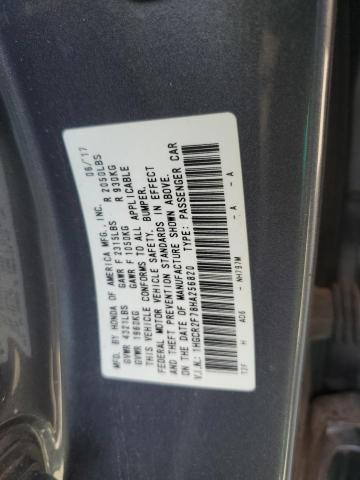 2017 HONDA ACCORD EX 1HGCR2F78HA256820