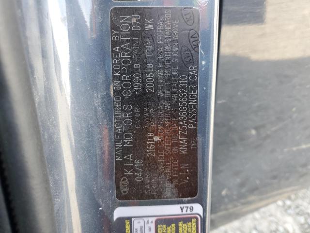 2016 KIA FORTE SX - KNAFZ5A36G5632310