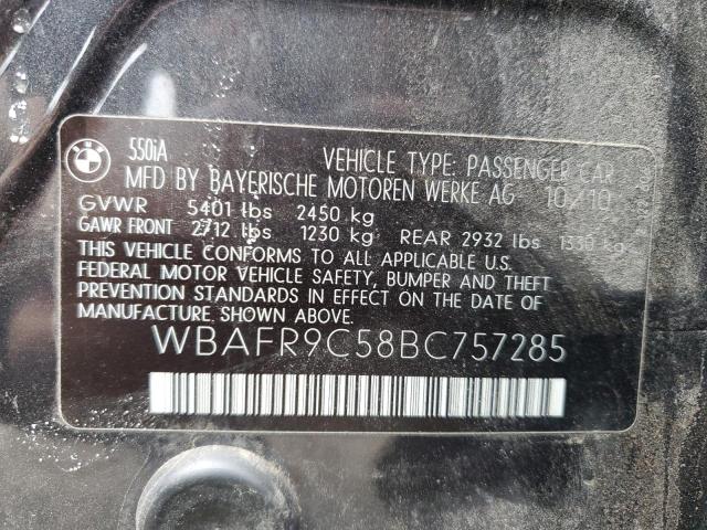 wbafr9c58bc757285 - 2011 Bmw 5 series i - #49104645