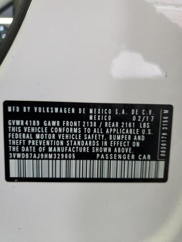 2017 VOLKSWAGEN JETTA SE - 3VWDB7AJ9HM329605