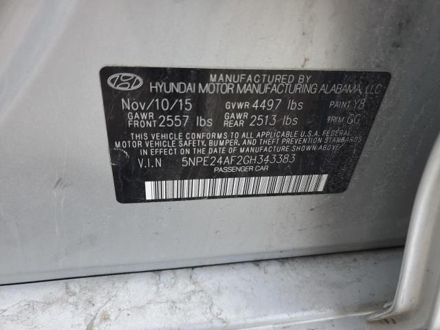 2016 HYUNDAI SONATA SE - 5NPE24AF2GH343383