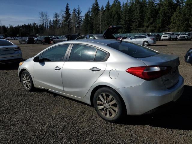 KIA FORTE LX 2014 silver  gas KNAFX4A64E5227392 photo #3