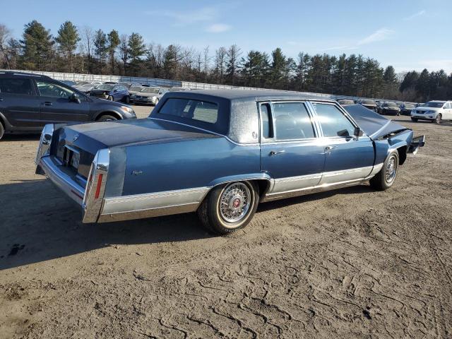 CADILLAC BROUGHAM 1990 blue sedan 4d gas 1G6DW5476LR725075 photo #4