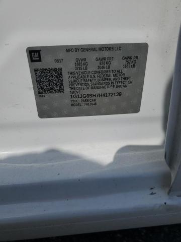 2017 CHEVROLET SONIC - 1G1JG6SH7H4172139