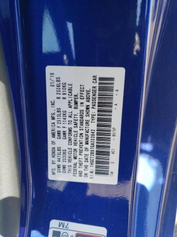 2016 HONDA ACCORD EXL - 1HGCT2B97GA003642