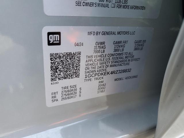 2024 CHEVROLET SILVERADO - 1GCPDKEK4RZ328832