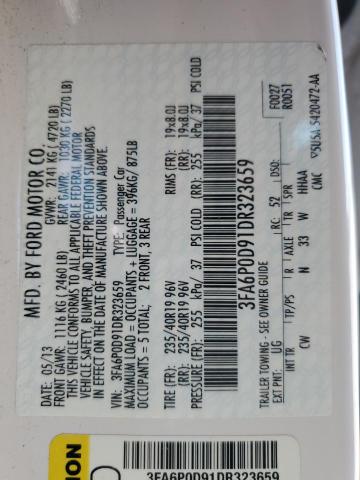 2013 FORD FUSION TIT - 3FA6P0D91DR323659