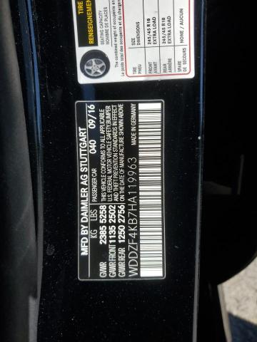 2017 MERCEDES-BENZ E 300 4MAT - WDDZF4KB7HA119963