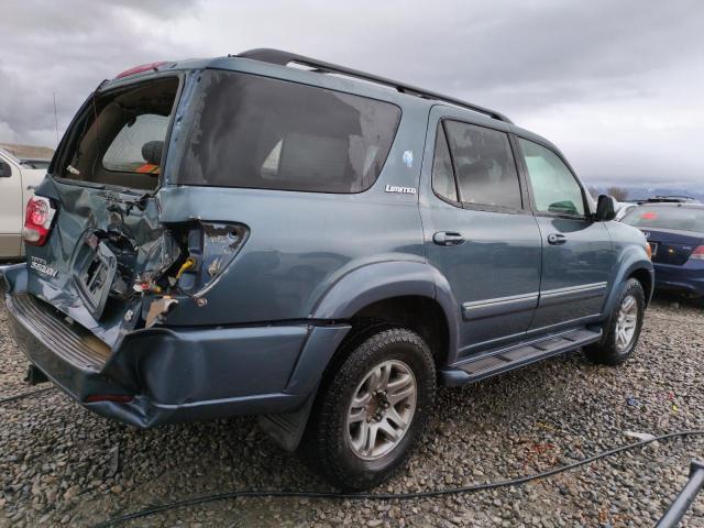 TOYOTA SEQUOIA LI 2007 blue  gas 5TDZT38A37S290092 photo #4